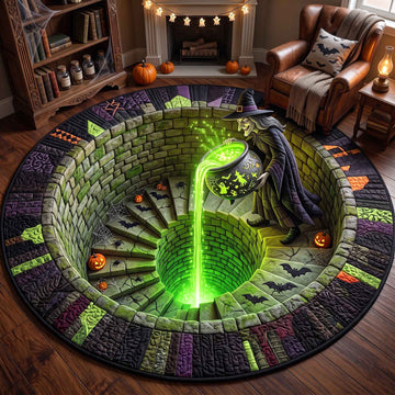 Wicked Witch Round Mat Rug - Seasonal Design | Seasonal Round Area Rug