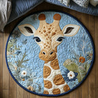 Wild Beauty Round Mat Rug - washable non-slip printed rug