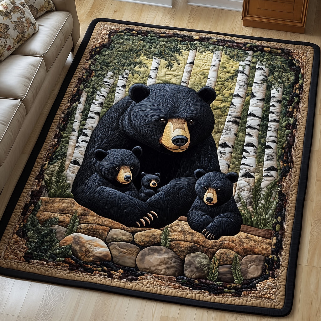 Wild Family area rug in a living room