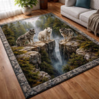 Wild Fang area rug in a living room