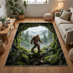 Wild Presence area rug in a living room