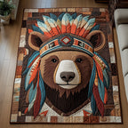 Wild Spirit area rug in a living room