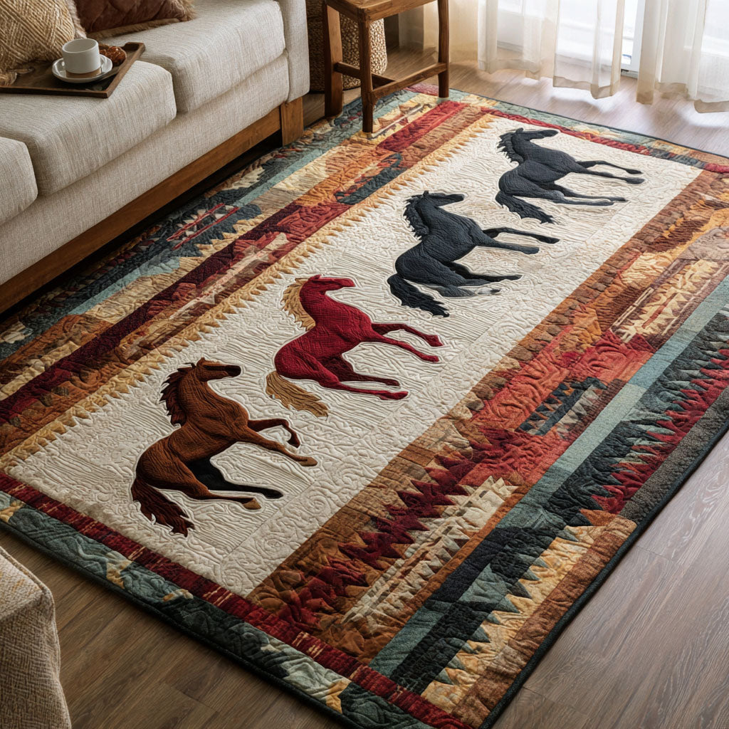 Wild Spirit area rug in a living room