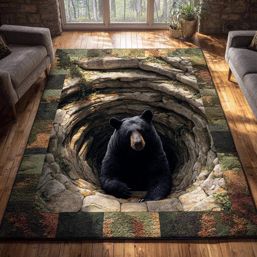 Wild Timber area rug in a living room