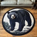 Wild Tracks Round Mat Rug - Nature Design | Serene Home Decor