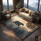 Wild Trail area rug in a living room