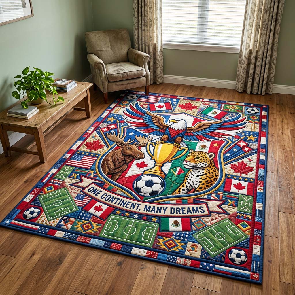 Wild Trophy area rug in a living room