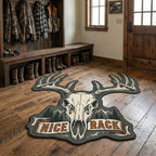 Wilder Spirit Custom Shape Area Rug - Nature Design | Die-Cut Non-Slip Rug - washable non-slip printed rug