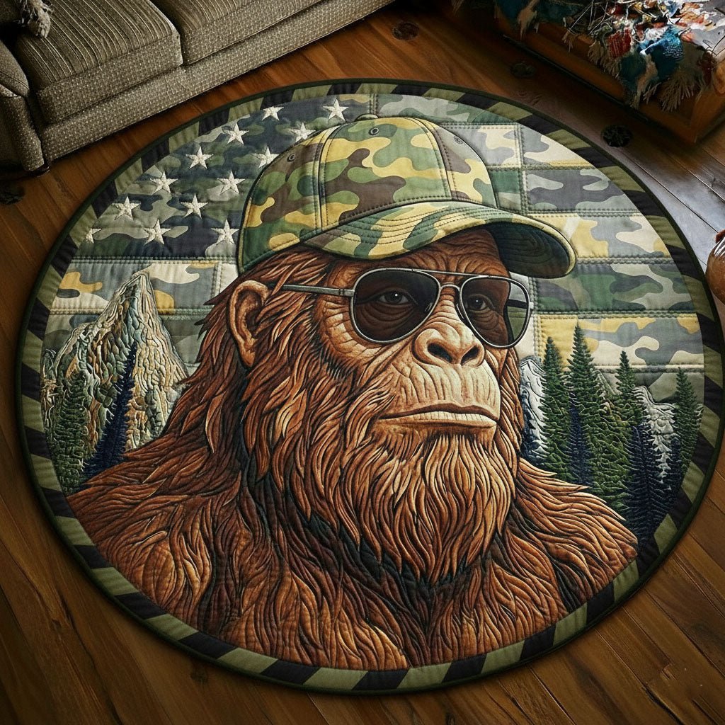 Wilderness Myth Round Mat Rug - Nature Design | Serene Home Decor