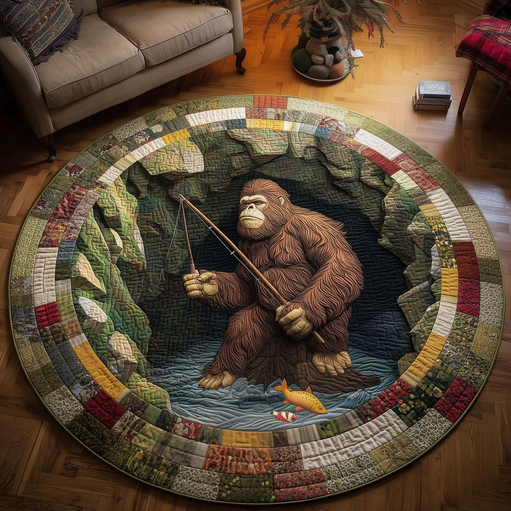 Wilderness Myth Round Mat Rug - Nature Design | Serene Home Decor