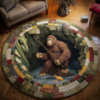 Wilderness Myth Round Mat Rug - Nature Design | Serene Home Decor
