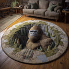 Wilderness Myth Round Mat Rug - Nature Design | Serene Home Decor