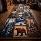 Wilderness Paw Runner Rug - Nature Design | Serene Runner Rug