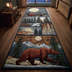 Wilderness Paw Runner Rug - Nature Design | Serene Runner Rug