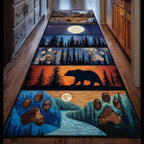 Wilderness Paw Runner Rug - Nature Design | Serene Runner Rug