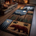 Wilderness Paw Runner Rug - Nature Design | Serene Runner Rug