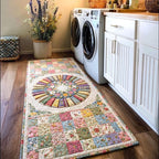 Wildflower Books Runner Rug - Nature Design | Serene Runner Rug