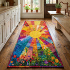 Wildflower Sunrise Runner Rug - Nature Design | Serene Runner Rug