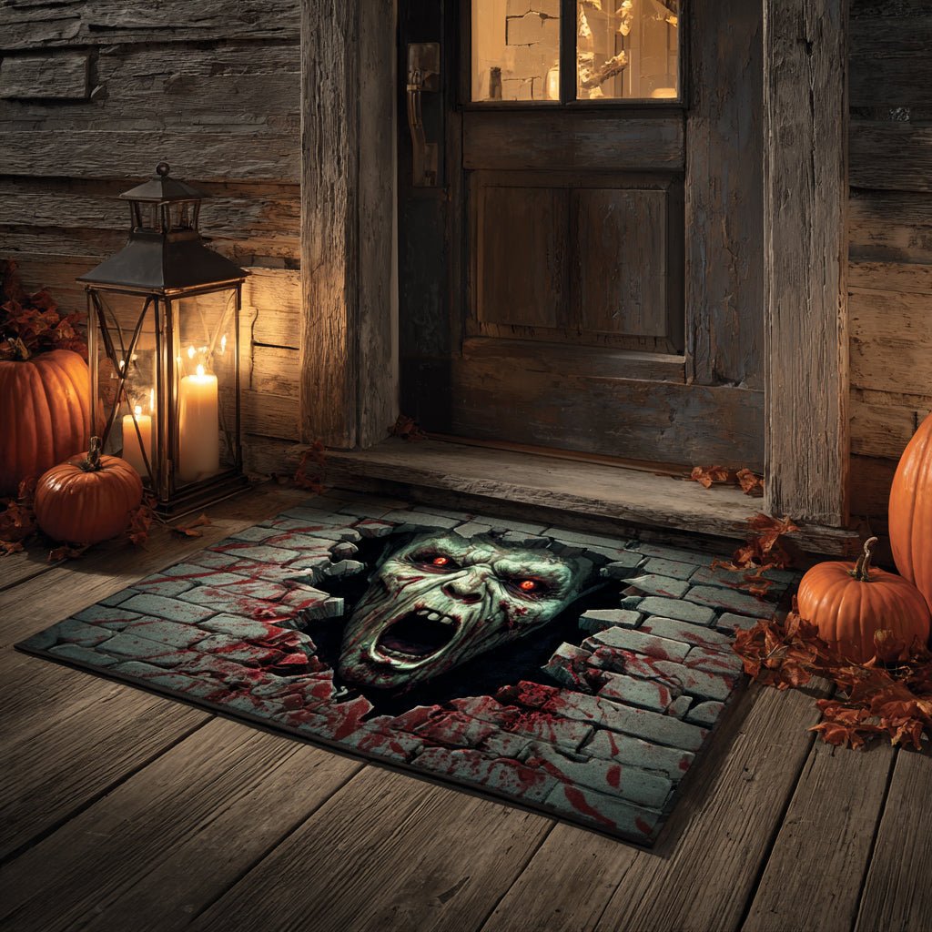 Window Zombie Watch Doormat - Nature Design | Printed Welcome Doormat