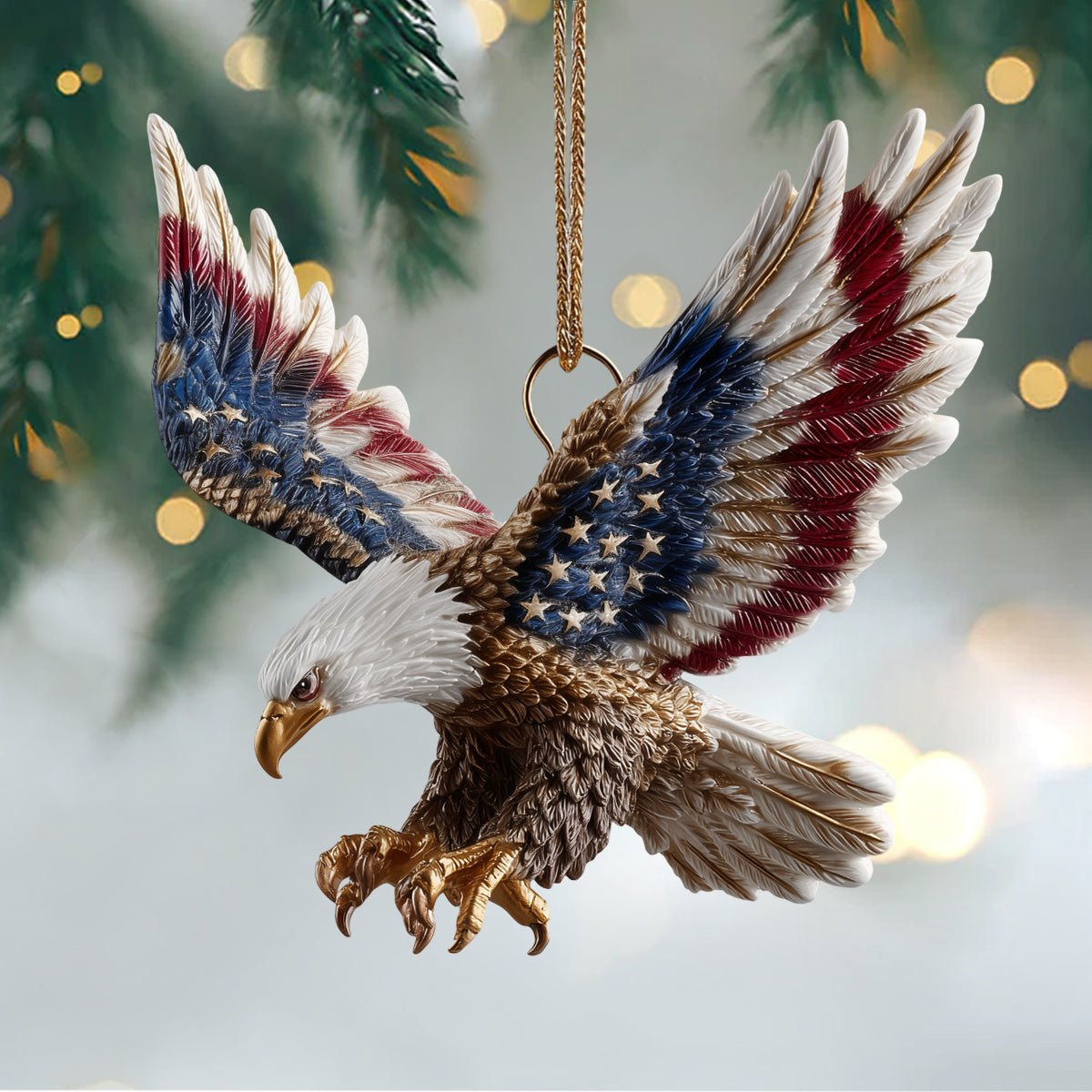 Wings of Freedom Christmas Ornament