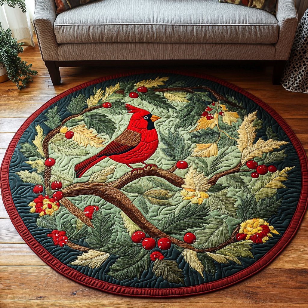 Wings of Fire Round Mat Rug - washable non-slip printed rug