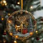 Cozy Cardinal Christmas Ornament