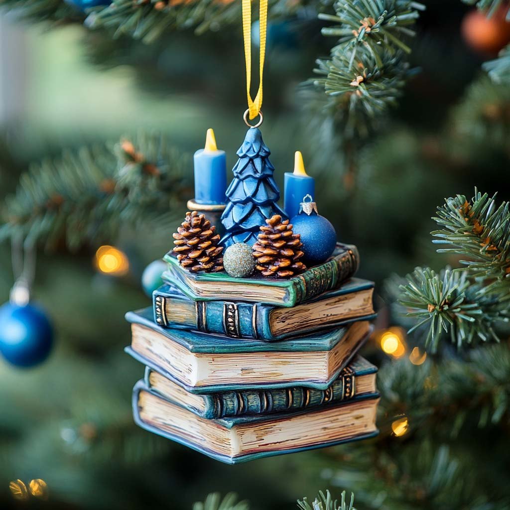 Owl Family Tree Christmas Ornament
