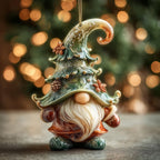 Winter Tree Gnome Christmas Ornament