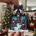 Winter Village Glow Christmas Ornament