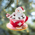 Artistic Horse Themed Christmas Ornament