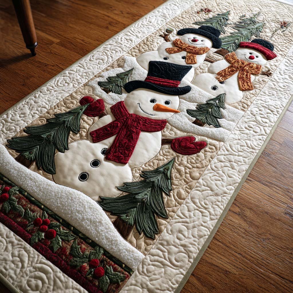 Winter Bliss Runner Carpet Runner Rug - Cute Pet Design | Animal Printed Runner Rug