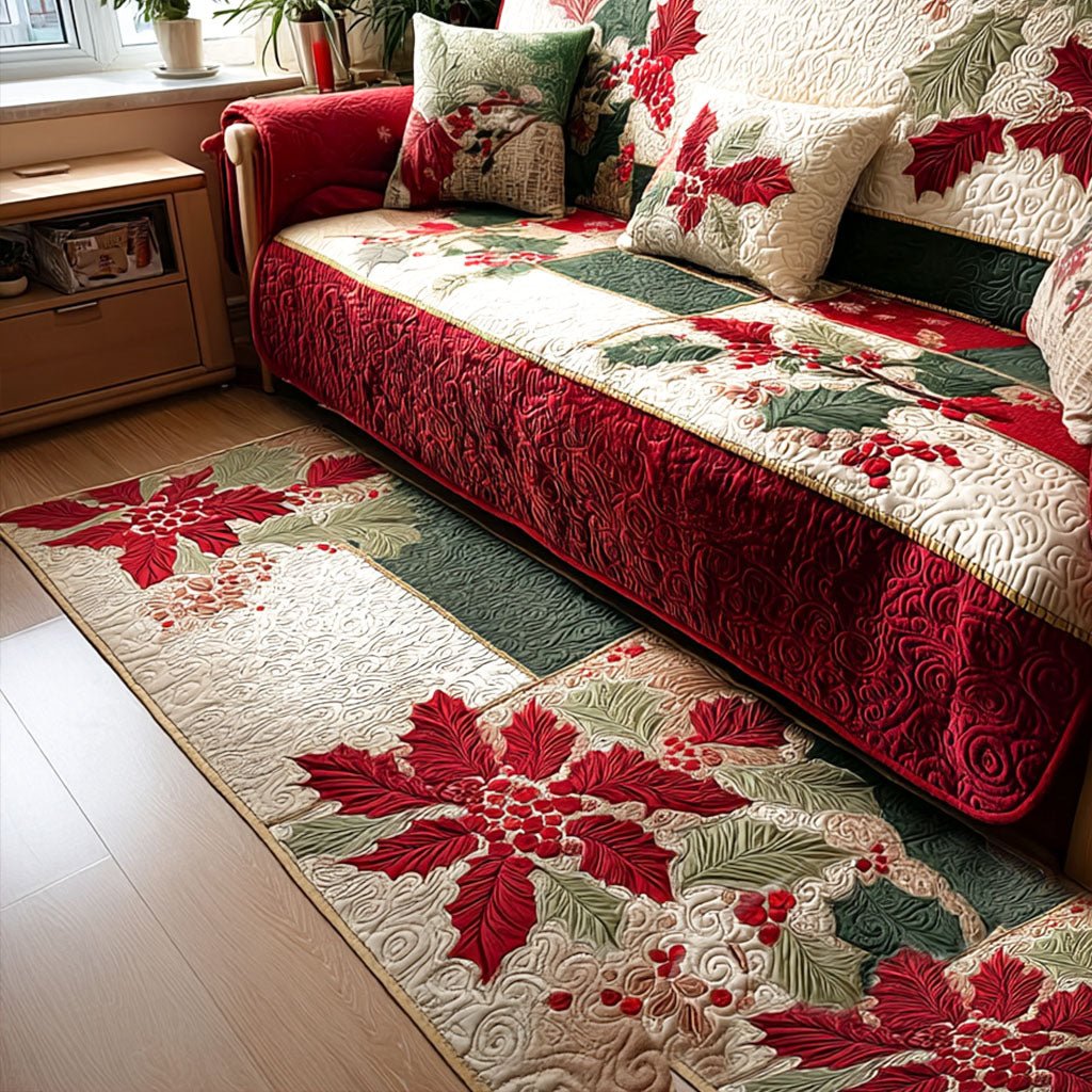 Winter Companions Runner Carpet Runner Rug - Cute Pet Design | Animal Printed Runner Rug