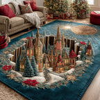 Winter Dream area rug in a living room