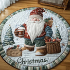Winter Gnomes Round Mat Rug - Nature Design | Serene Home Decor