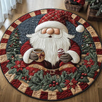 Winter Gnomes Round Mat Rug - Nature Design | Serene Home Decor