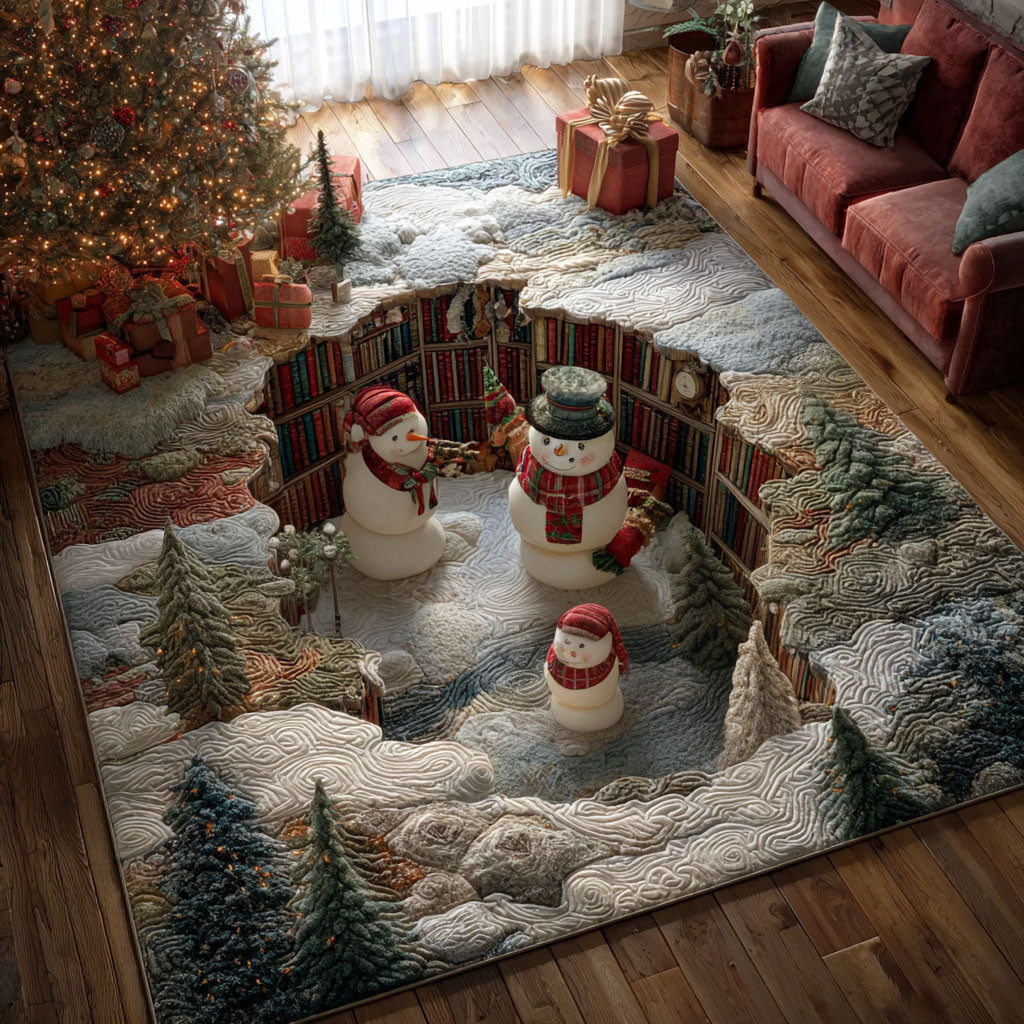 Winter Hollow area rug in a living room