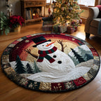 Winter Joy Round Mat Rug - Nature Design | Serene Home Decor
