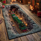 Winter Passage Runner Carpet Runner Rug - Cute Pet Design | Animal Printed Runner Rug