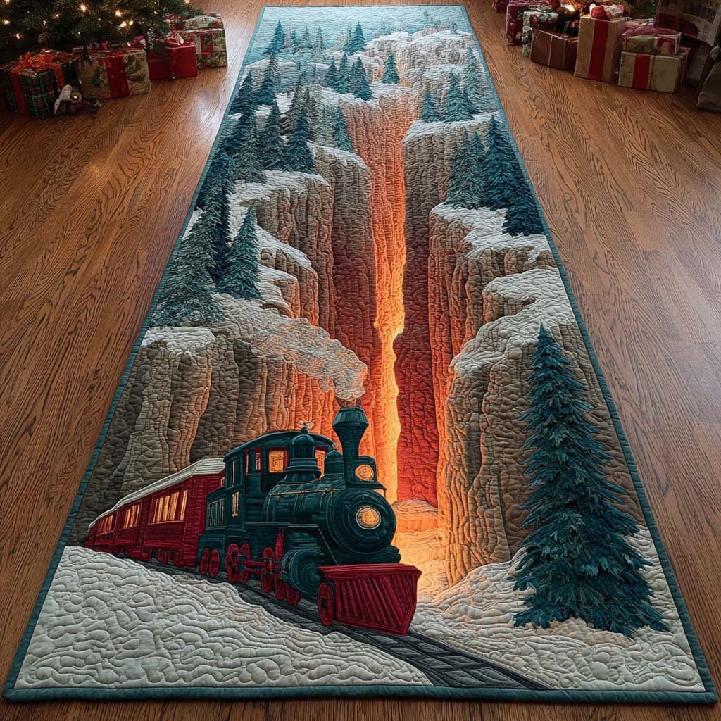 Winter Rail Wonder Runner Carpet Runner Rug - Cute Pet Design | Animal Printed Runner Rug