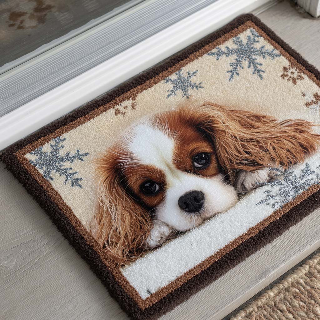 Winter Spaniel Doormat - Nature Design | Printed Welcome Doormat
