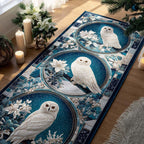Winter Whisper Runner Carpet Runner Rug - Cute Pet Design | Animal Printed Runner Rug