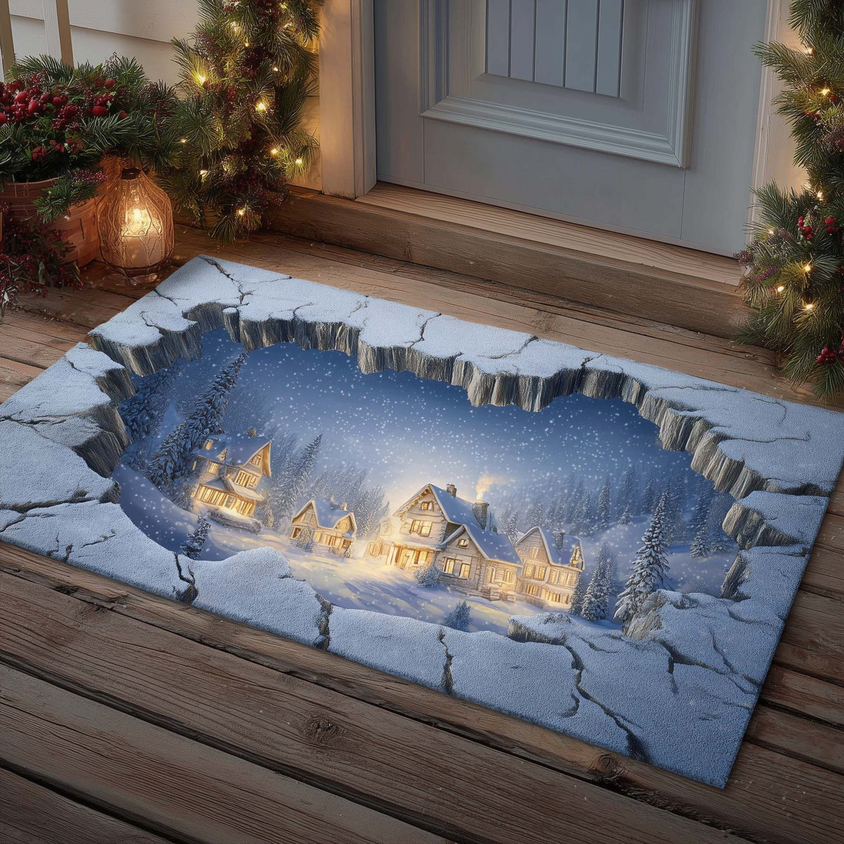 Winter Wonderland Doormat - Nature Design | Printed Welcome Doormat