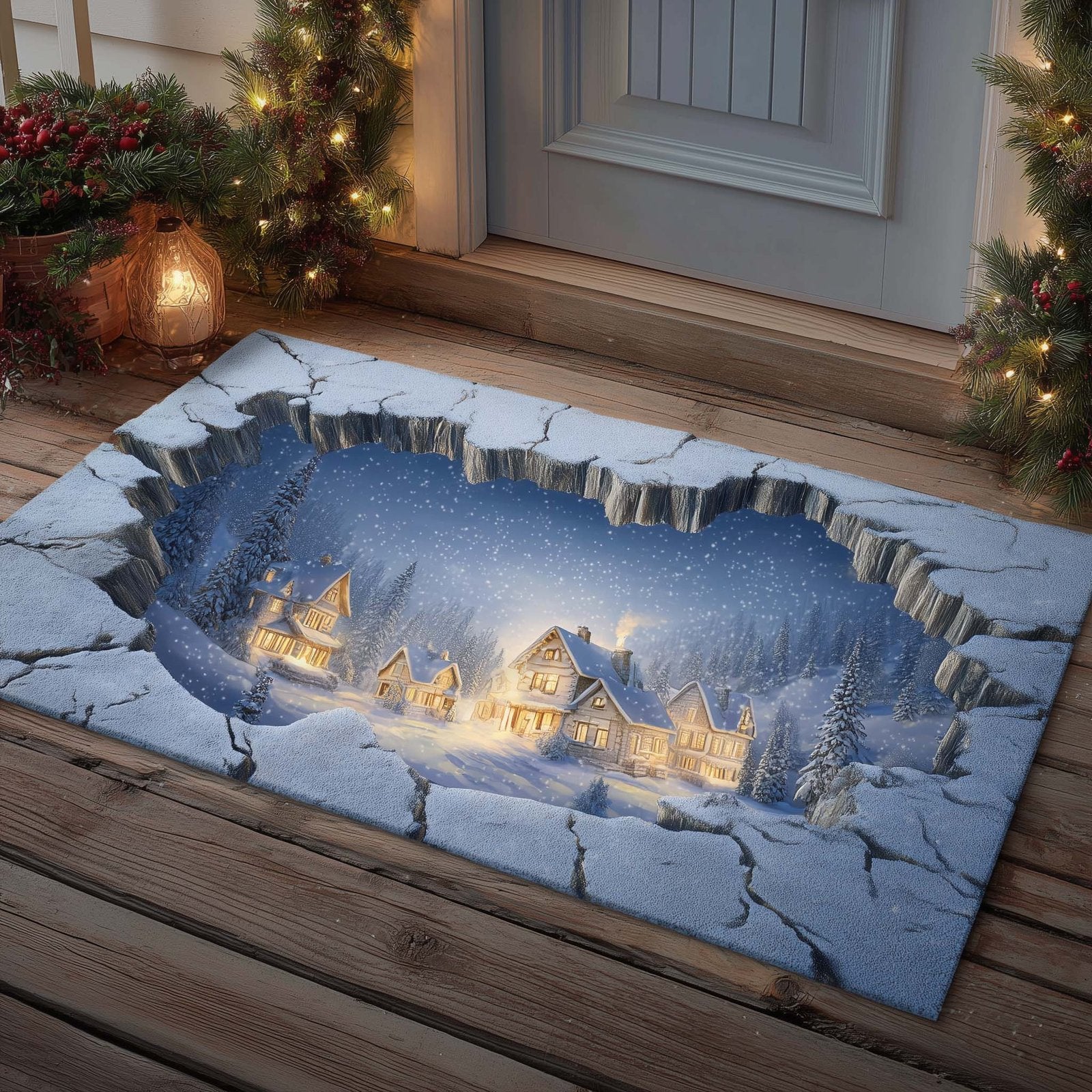 Winter Wonderland Doormat - Nature Design | Printed Welcome Doormat