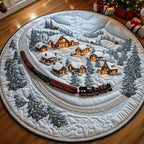 Winter Wonderland Round Mat Rug - Nature Design | Serene Home Decor