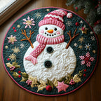 Winter Wonderland Round Mat Rug - Nature Design | Serene Home Decor