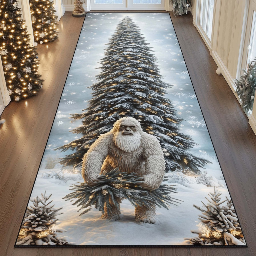 Winter Yeti Runner Rug - Nature Design | Serene Runner Rug
