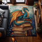 Wisdom Keeper area rug in a living room