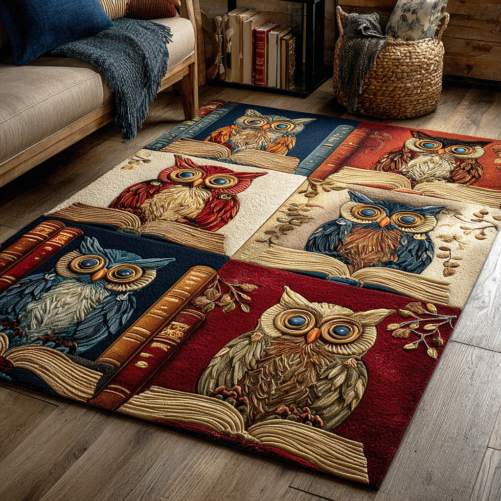 Wise Chapters area rug in a living room