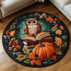 Wise Harvest Round Mat Rug - washable non-slip printed rug