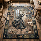 Witch Dancing In Kitchen area rug in a living room